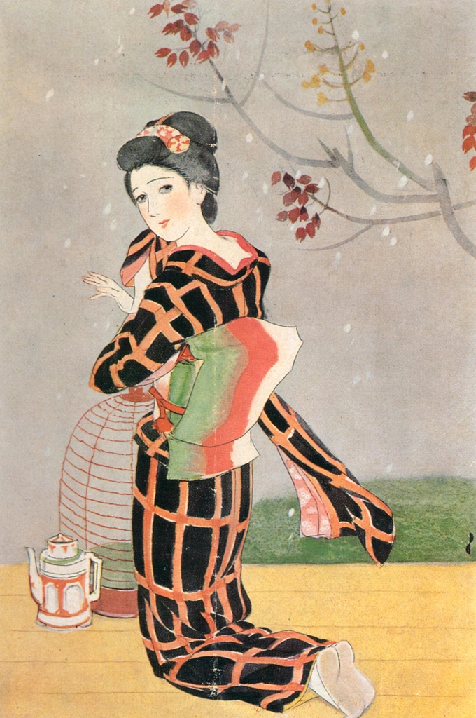 「逃げた小鳥 （令女界より）」 須藤しげる （1935年） | 須藤しげる抒情画集より