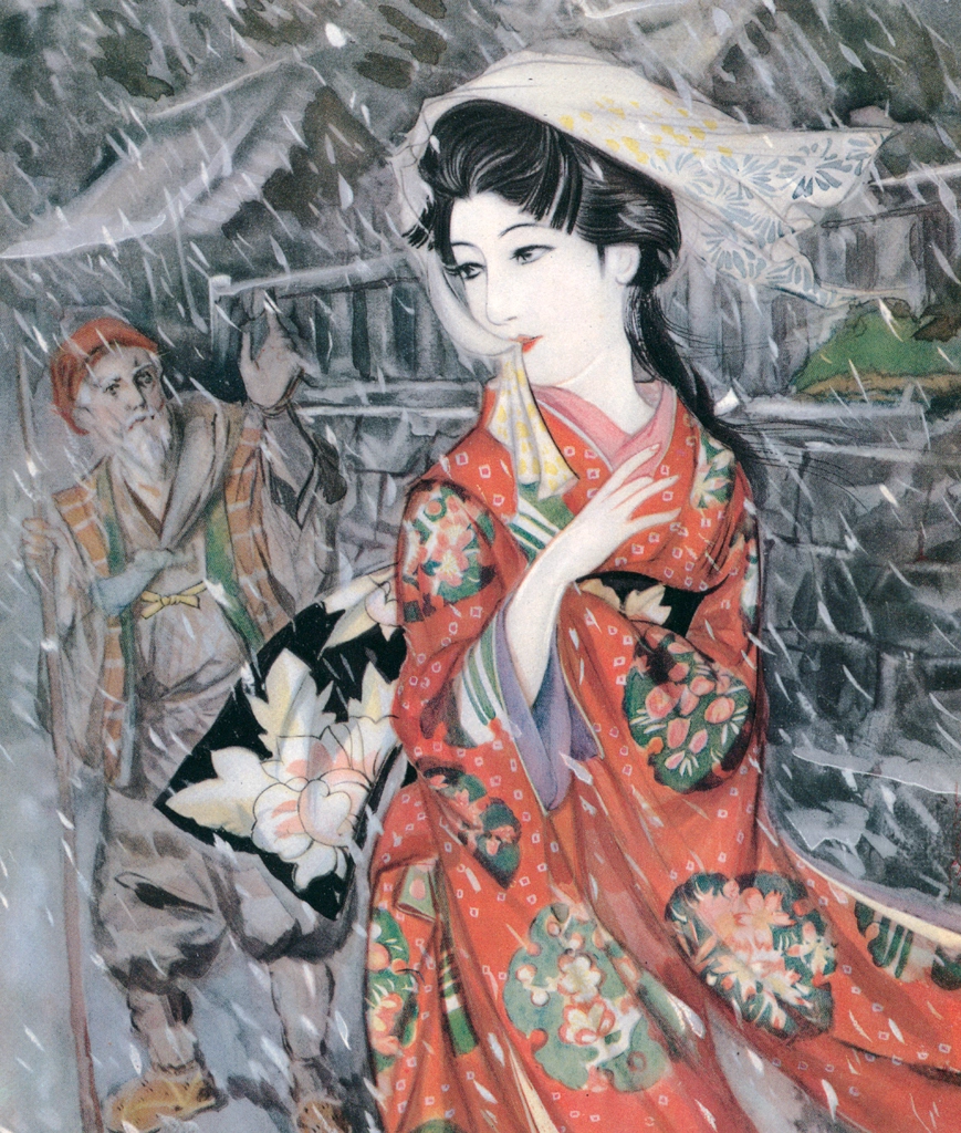 「共鳴りの鐘 （少女倶楽部より）」 須藤しげる （1932年） | 須藤しげる抒情画集より