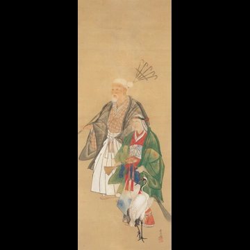 「高砂図」 河鍋暁斎