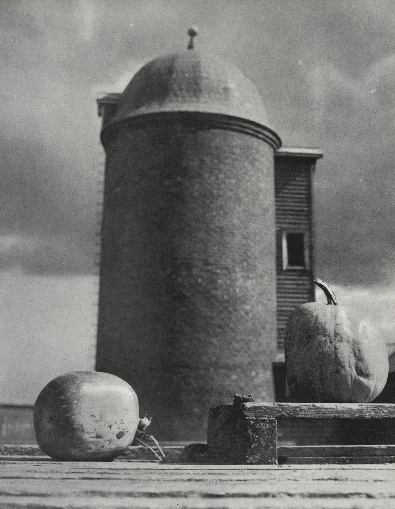 「南瓜とサイロ」 境義一郎 （1949年） | アルス写真年鑑 1950より