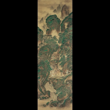 「霊山群仙図」 河鍋暁斎