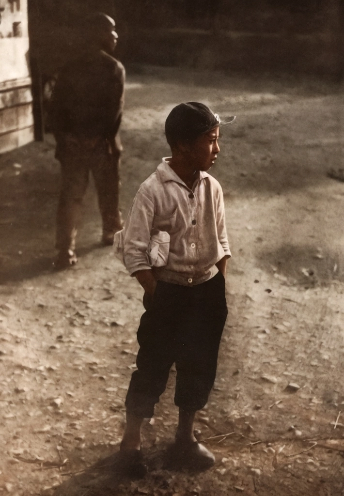「少年」 田中一郎 （1949年） | AIカラー化