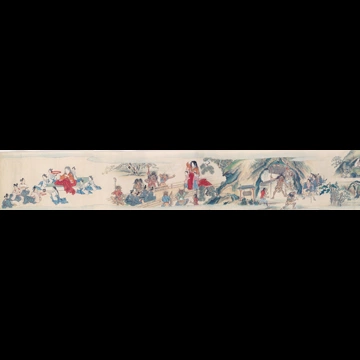 「大井山図」 河鍋暁斎