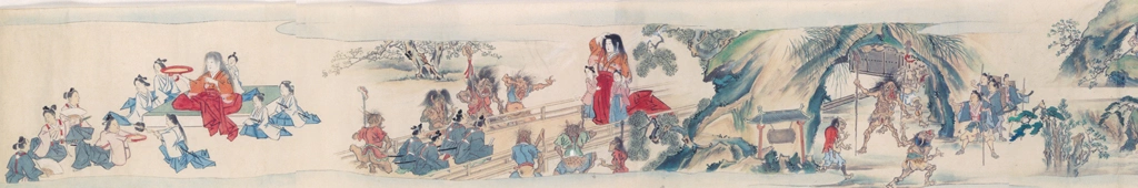 「大井山図」 河鍋暁斎 | 左 画鬼・暁斎 KYOSAI 幕末明治のスター絵師と弟子コンドルより