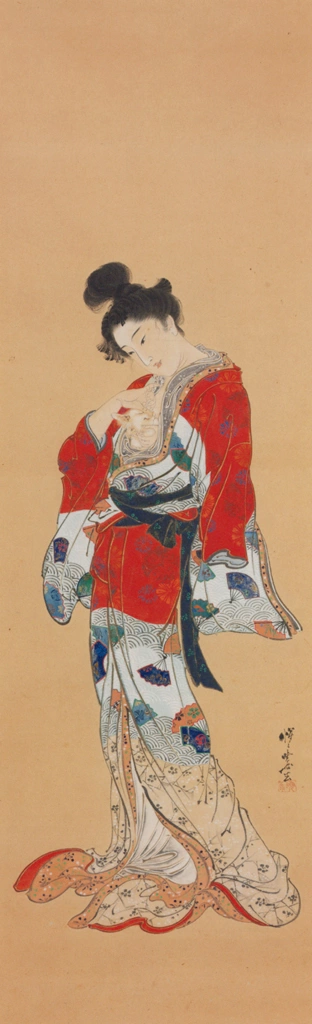 「美人愛猫図」 河鍋暁斎 | 画鬼・暁斎 KYOSAI 幕末明治のスター絵師と弟子コンドルより