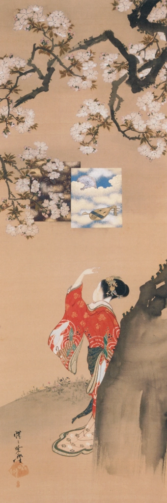 「見立七福神の内 花見弁天図」 河鍋暁斎 | 画鬼・暁斎 KYOSAI 幕末明治のスター絵師と弟子コンドルより