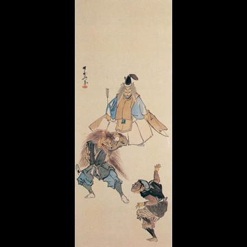 「風俗図屏風 2」 河鍋暁斎