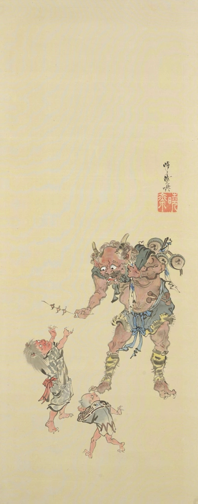 「風俗図屏風 6」 河鍋暁斎 | 2