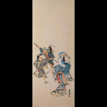 「風俗図屏風 7」 河鍋暁斎