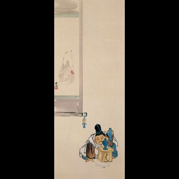 「風俗図屏風 10」 河鍋暁斎