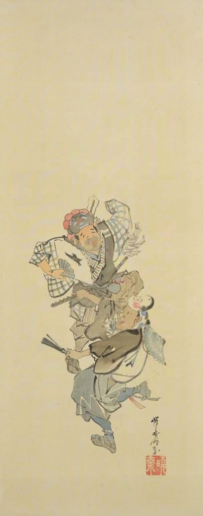 「風俗図屏風 12」 河鍋暁斎 | 2