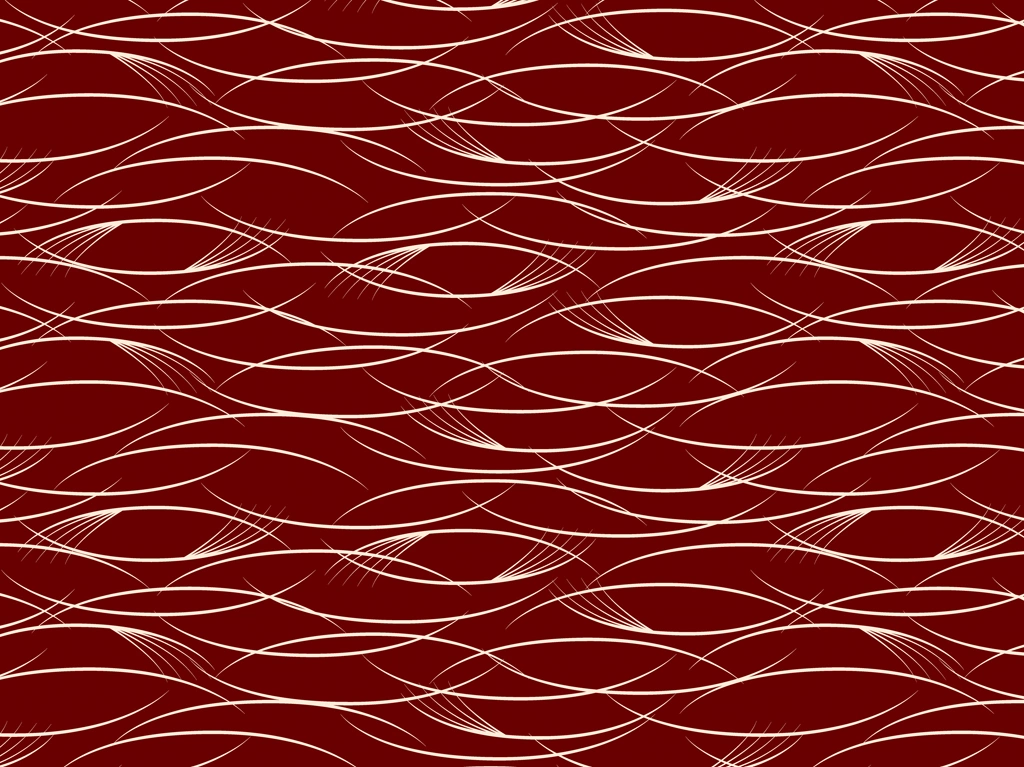 6種類のススキ模様の背景イラストとベクター | 赤色