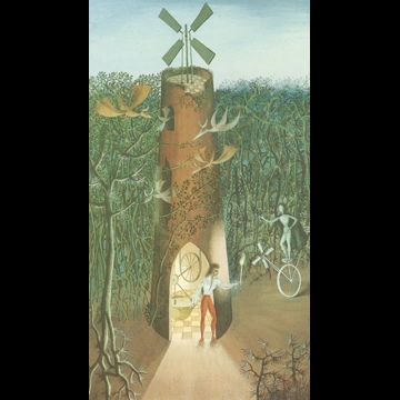 「私の友人アグスティン・ラソに」 レメディオス・バロ （1945年）