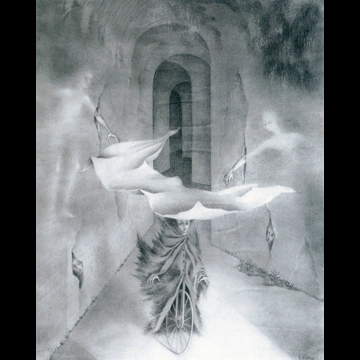 「隠れたものの棲む通り」 レメディオス・バロ （1956年）