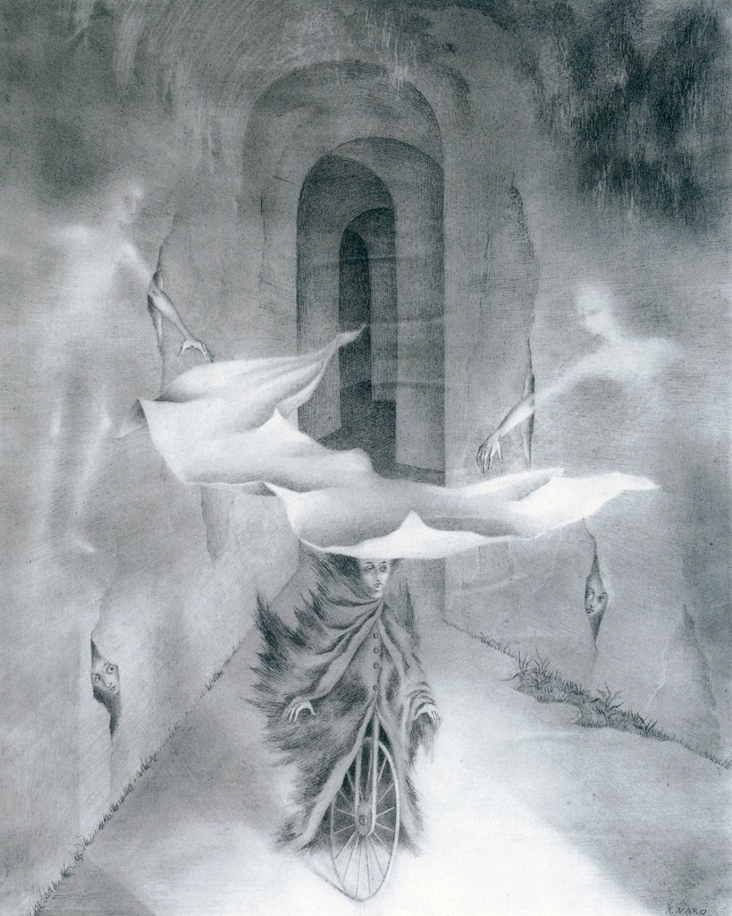 「隠れたものの棲む通り」 レメディオス・バロ （1956年） | レメディオス・バロ展 1999年より