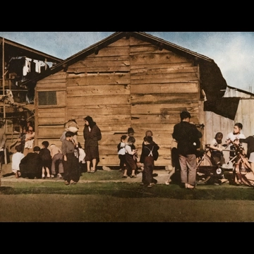 「月島小景」 平賀真 （1950年）