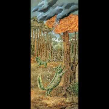 「羊歯猫」 レメディオス・バロ （1957年）