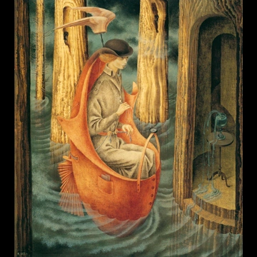 「オリノコ河の水源の探求」 レメディオス・バロ （1959年）