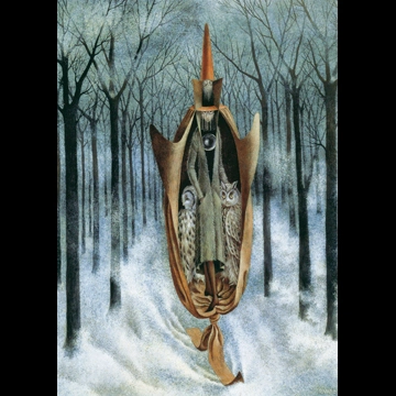 Esquiador by Remedios Varo (1960)