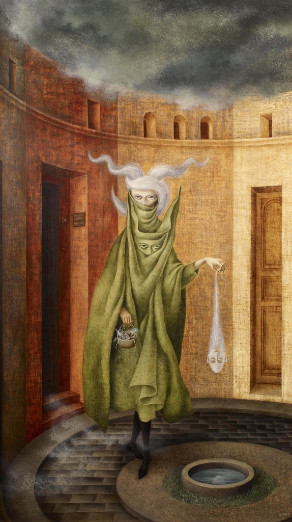 「精神分析医の診療を終えた女」 レメディオス・バロ （1960年） | 2