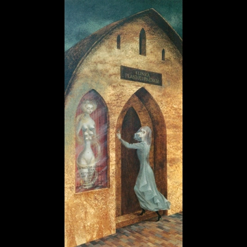 Visita al cirujano plástico by Remedios Varo (1960)