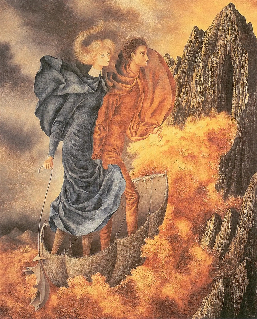 「逃亡」 レメディオス・バロ （1961年） | レメディオス・バロ 予期せぬさすらい