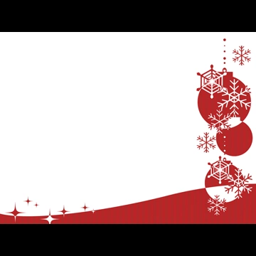 2種類の雪の結晶とオーナメントボールのクリスマス背景のイラストとベクター