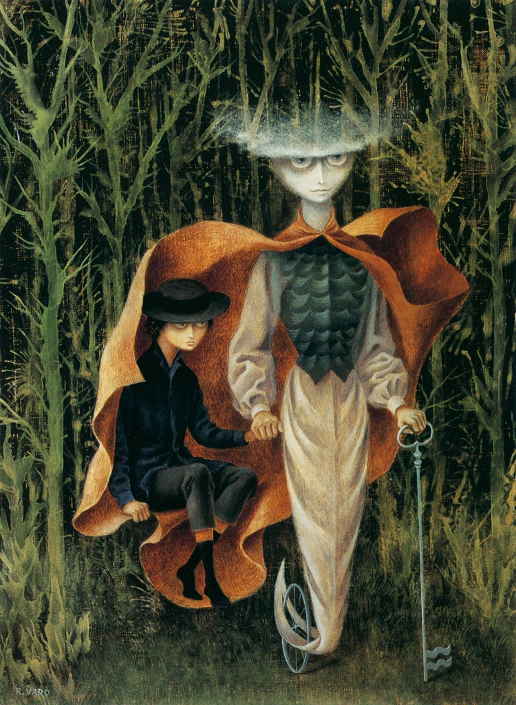 「宝瓶宮に向かう」 レメディオス・バロ （1961年） | レメディオス・バロ展 1999年より