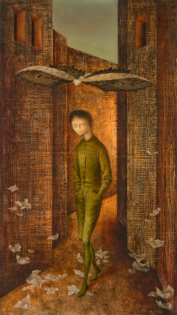 「少年と蛾」 レメディオス・バロ （1961年） | 2