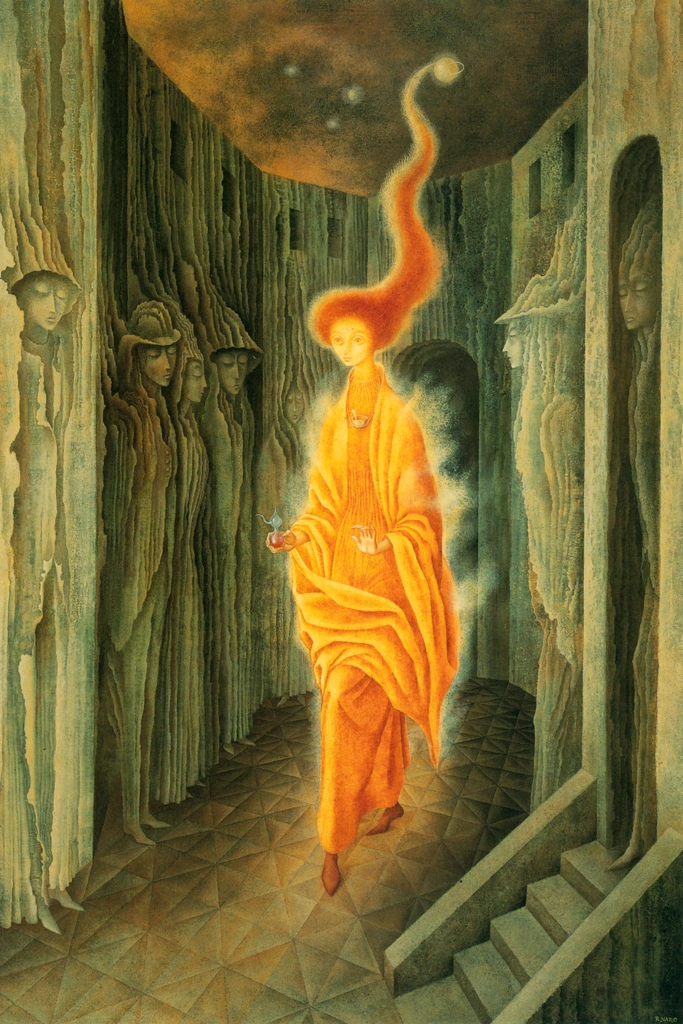 「召命」 レメディオス・バロ （1961年） | レメディオス・バロ展 1999年より