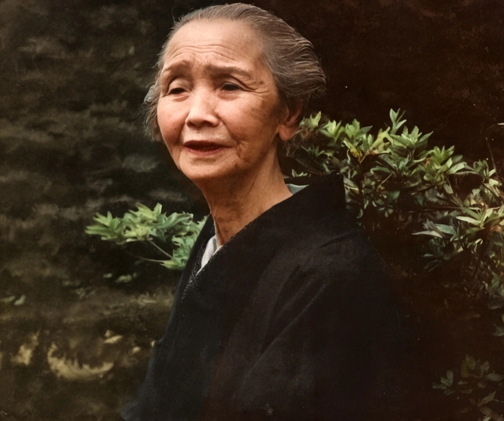 「ふさの婆さん」 川合弘起 | AIカラー化