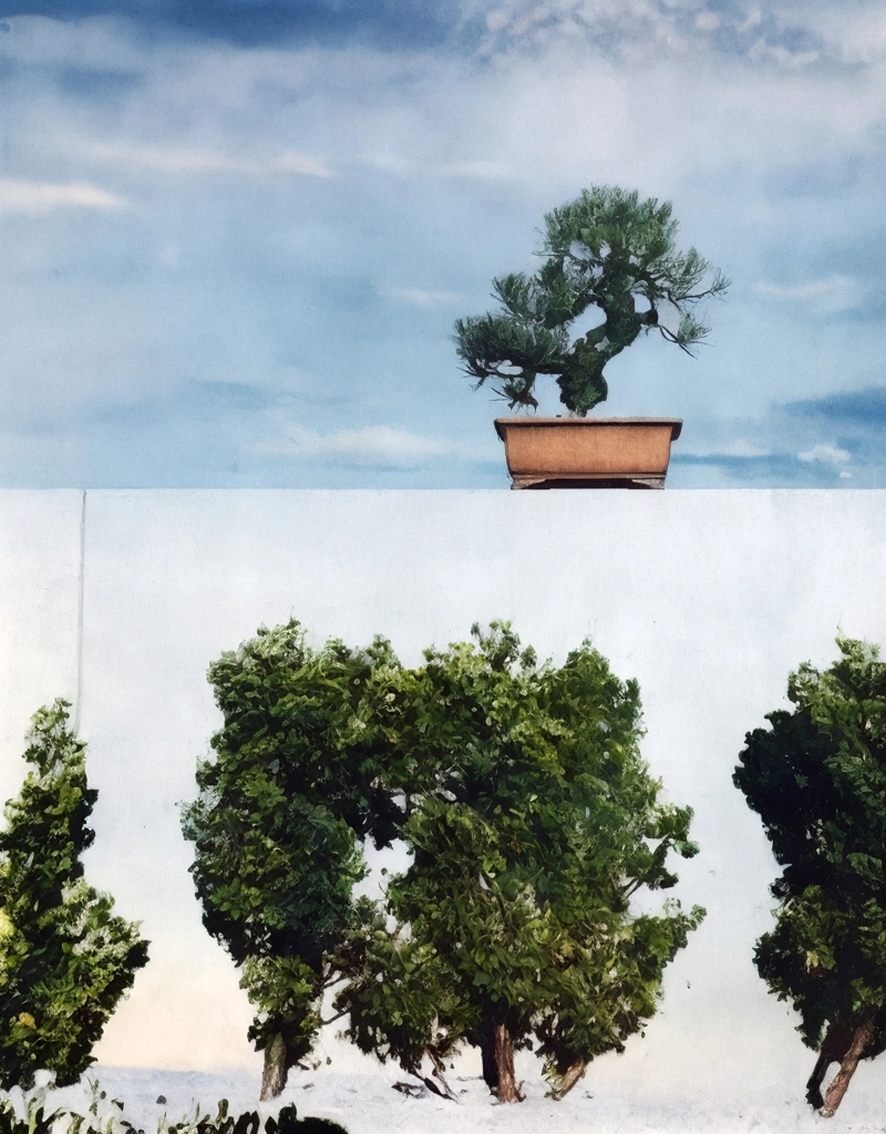 「庭の一隅」 鈴木八郎 | AIカラー化