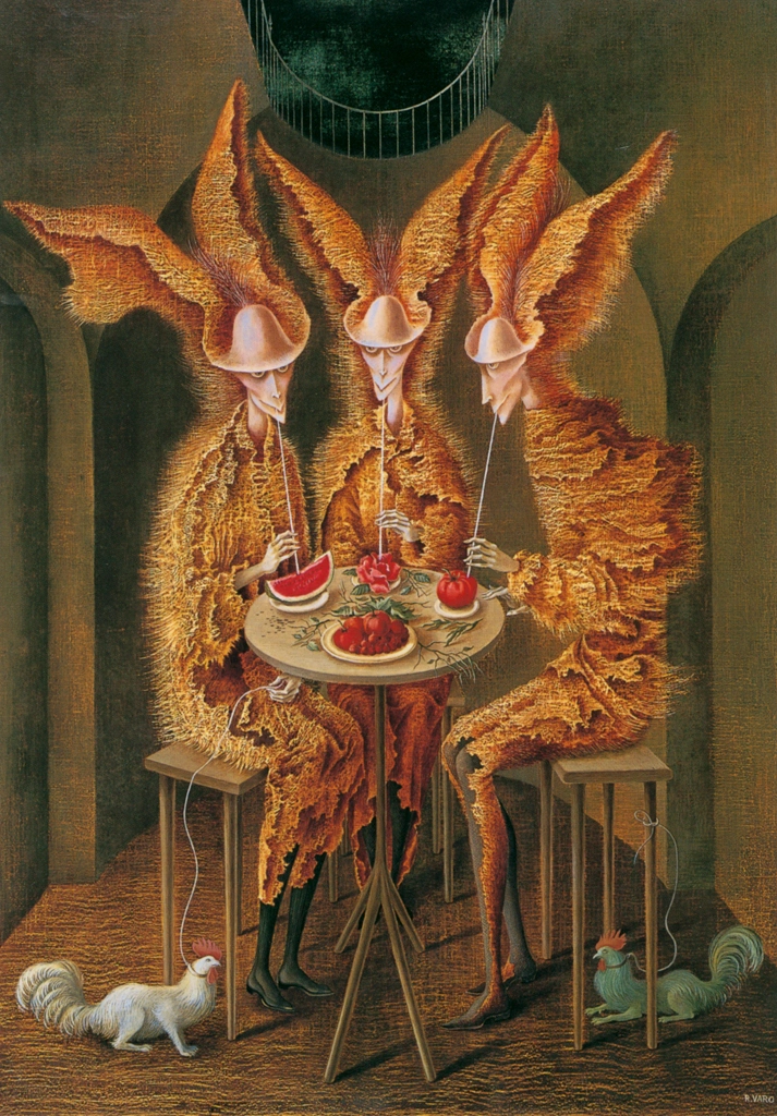 「菜食主義の吸血鬼」 レメディオス・バロ （1962年） | フリーダ・カーロとその時代より