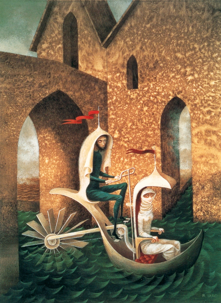 「水上タクシー」 レメディオス・バロ （1962年） | レメディオス・バロ展 1999年より