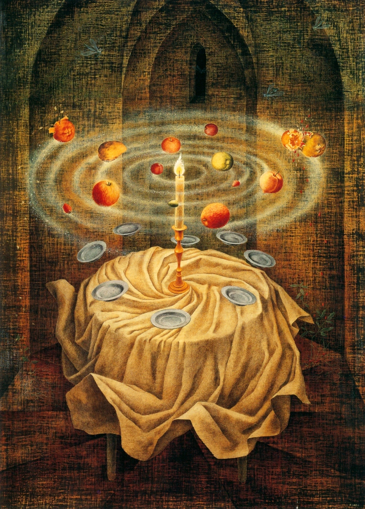 「蘇生する静物」 レメディオス・バロ （1963年） | レメディオス・バロ展 1999年より