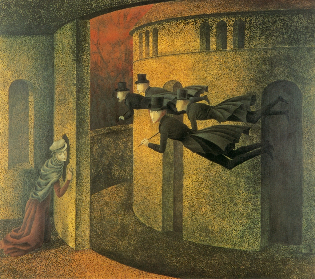 「行動する銀行たち」 レメディオス・バロ （1962年） | フリーダ・カーロとその時代より