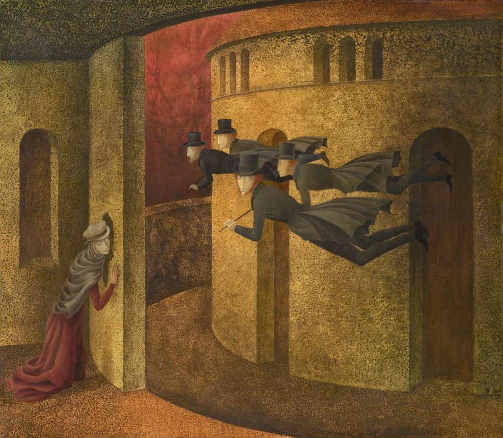 「行動する銀行たち」 レメディオス・バロ （1962年） | 2