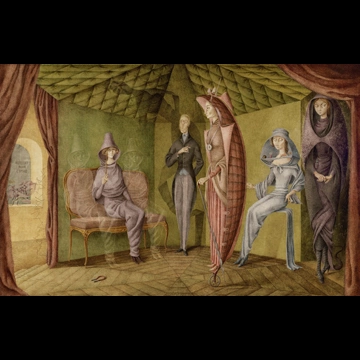 「婦人服の仕立て屋」 レメディオス・バロ （1957年）