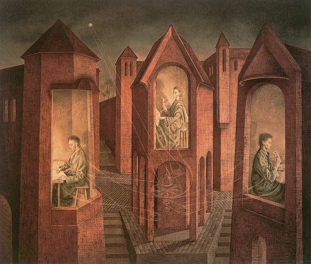 「三つの運命」 レメディオス・バロ （1956年） | レメディオス・バロ 予期せぬさすらい