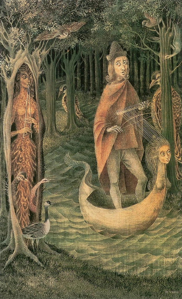 Troubadour by Remedios Varo (1959) | from Unexpected Journeys: The Art and Life of Remedios Varo