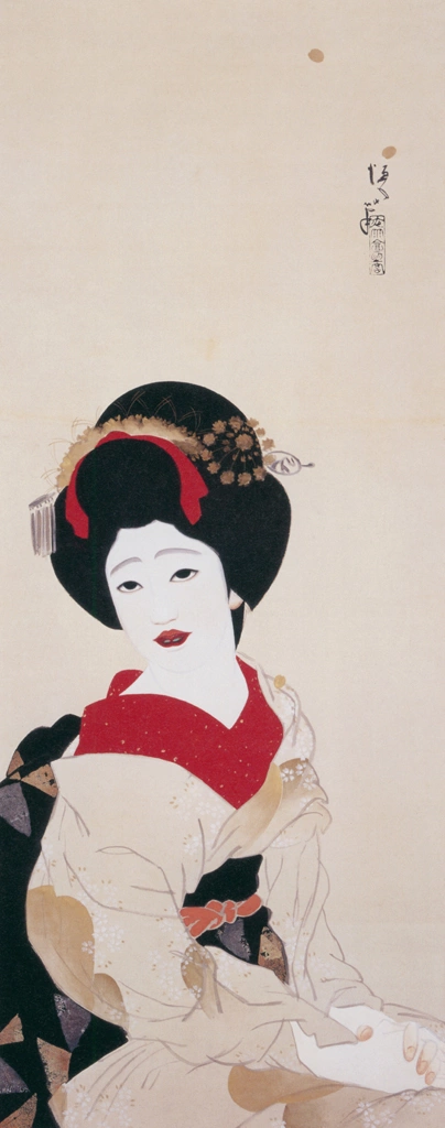 「舞妓」 北野恒富 | 没後70年 北野恒富展より