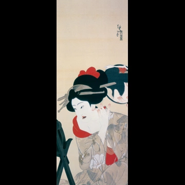 Opposite Mirrors by Kitano Tsunetomi (circa 1918)