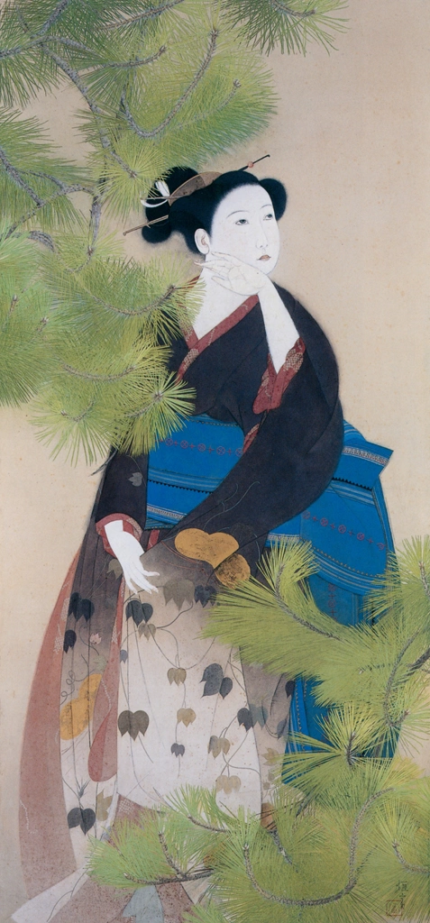 Daughter by Kitano Tsunetomi (1925) | from Kitano Tunetomi Exhibition: Tokyo Station Gallery