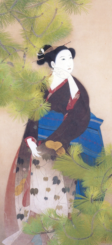 Daughter by Kitano Tsunetomi (1925) | from Kitano Tunetomi Exhibition: 70th anniversary of his death