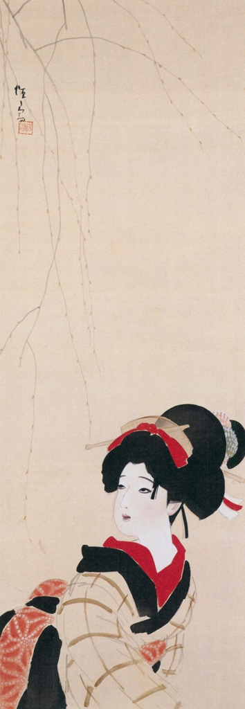 「春」 北野恒富 | 没後70年 北野恒富展より