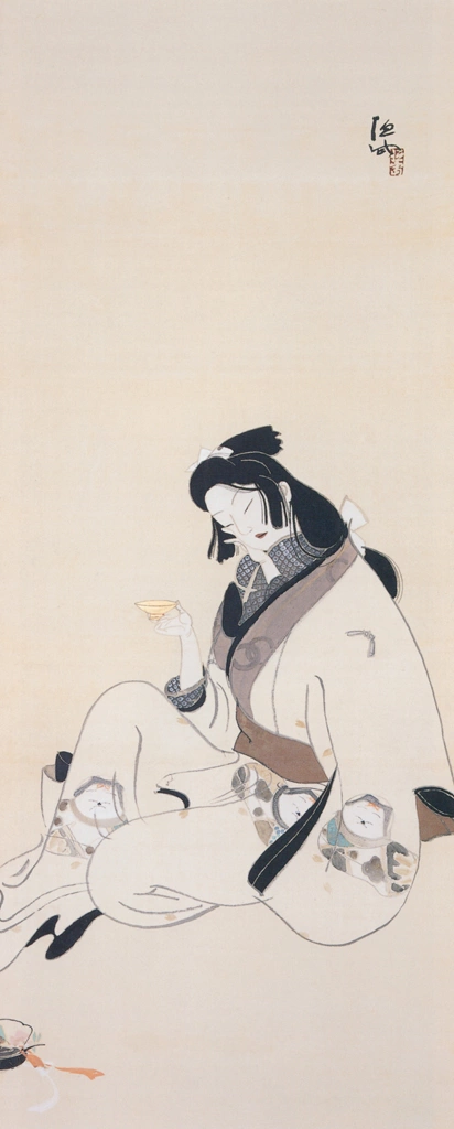 「美人図」 北野恒富 | 北野恒富展 東京ステーションギャラリーより