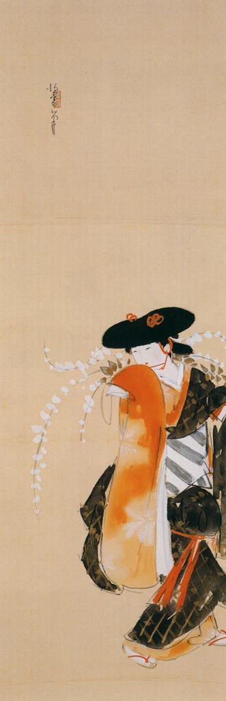 The Wisteria Maiden by Kitano Tsunetomi | from Kitano Tunetomi Exhibition: Tokyo Station Gallery