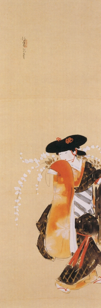 The Wisteria Maiden by Kitano Tsunetomi | from Kitano Tunetomi Exhibition: 70th anniversary of his death