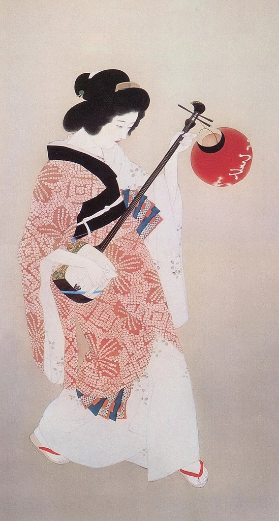 Awa Dance Festival by Kitano Tsunetomi (circa 1930) | from Gendai Nihon Bijin-ga Zenshu Vol.3