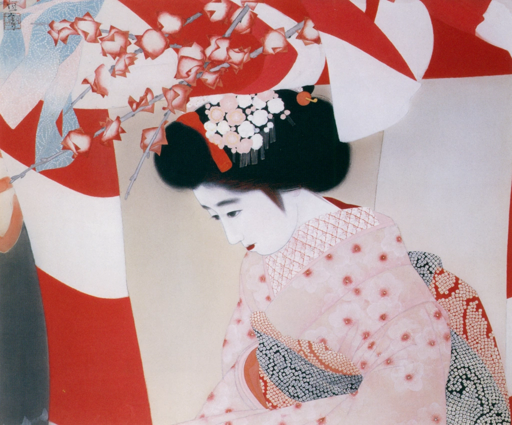 Hoe-Kago by Kitano Tsunetomi (circa 1931) | from Kitano Tunetomi Exhibition: Tokyo Station Gallery